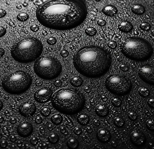 Капли воды — макросъёмка
